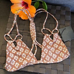 ACACIA SWIMWEAR TOP Sz-small